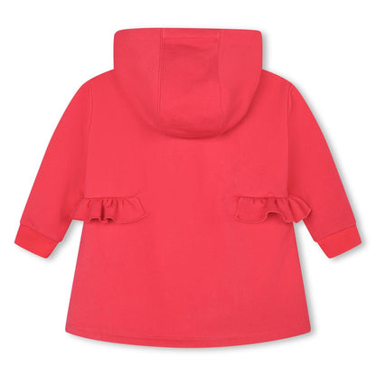 女婴粉色Logo连衣裙