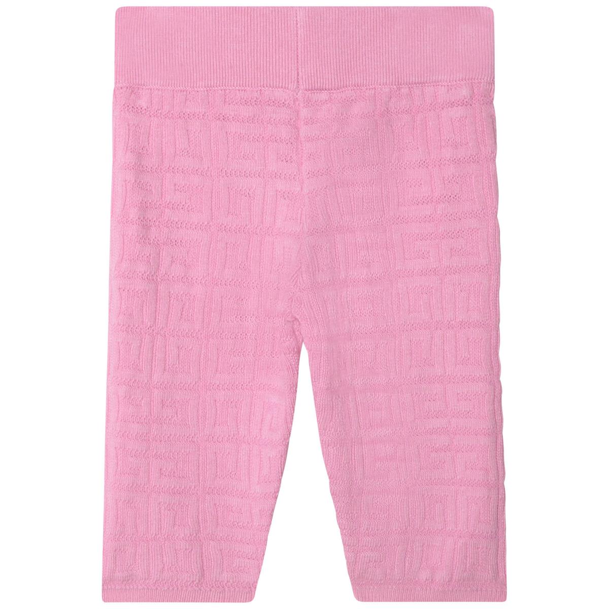 女婴浅粉色打底裤