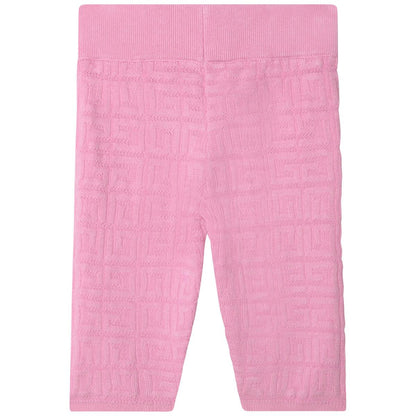 女婴浅粉色打底裤