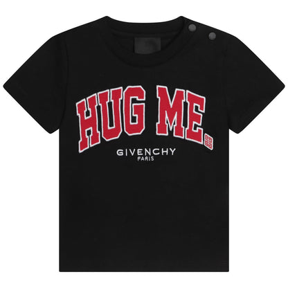 男婴黑色Logo T恤