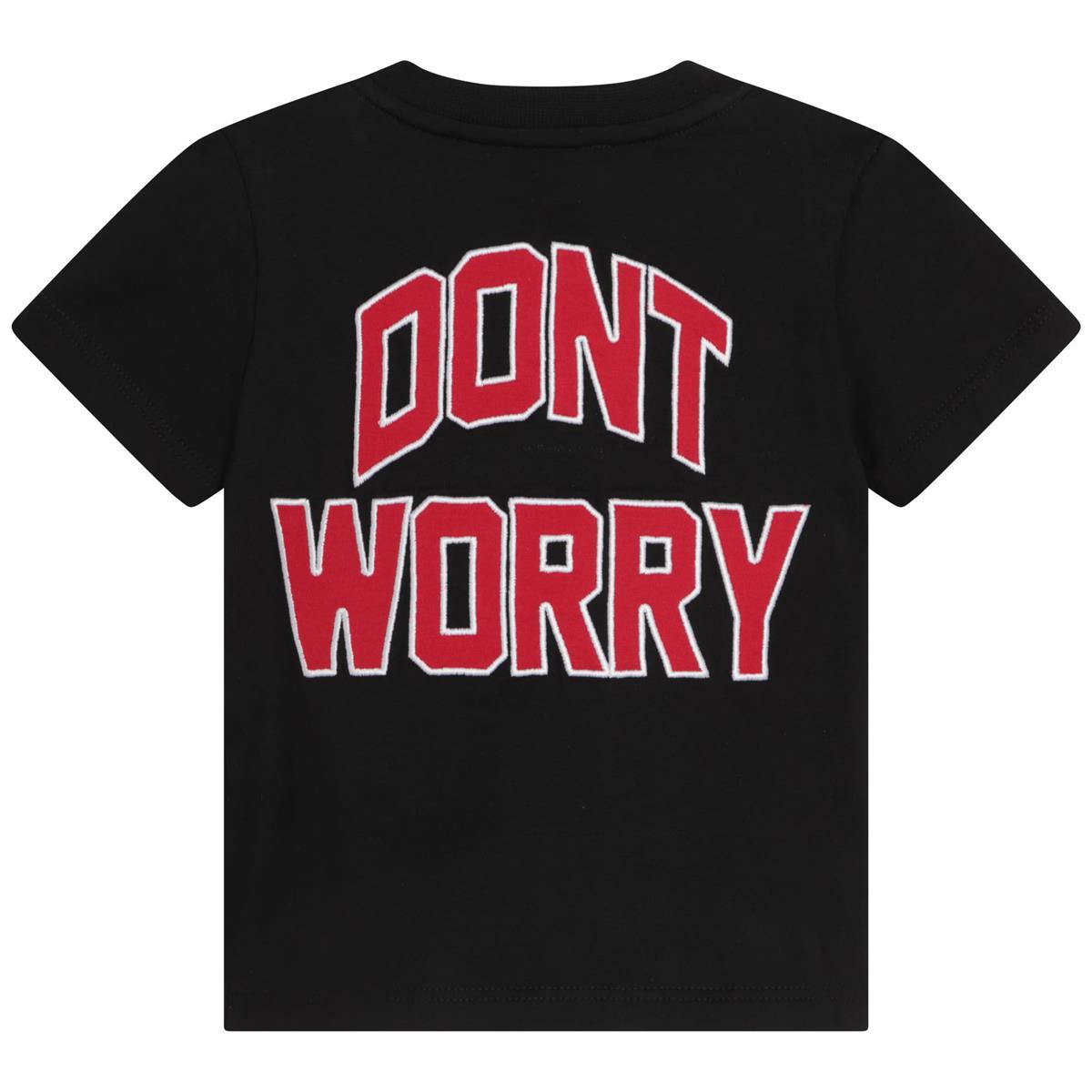 男婴黑色Logo T恤