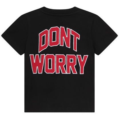 男婴黑色Logo T恤