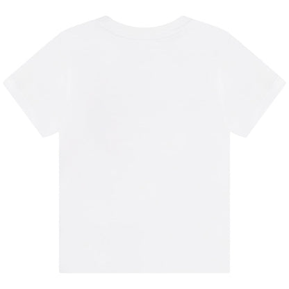 男婴白色Logo T恤