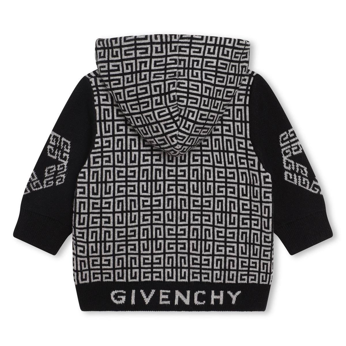 男婴深灰色棉拉链上衣