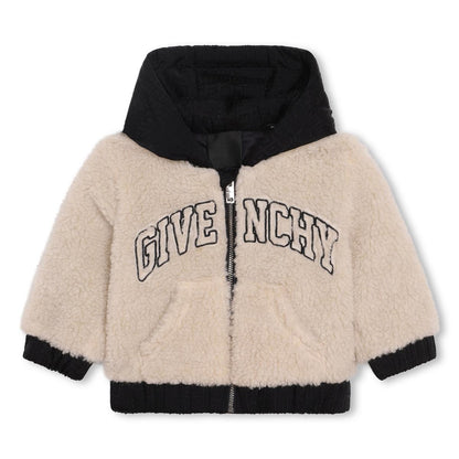 男婴白色拉链夹克