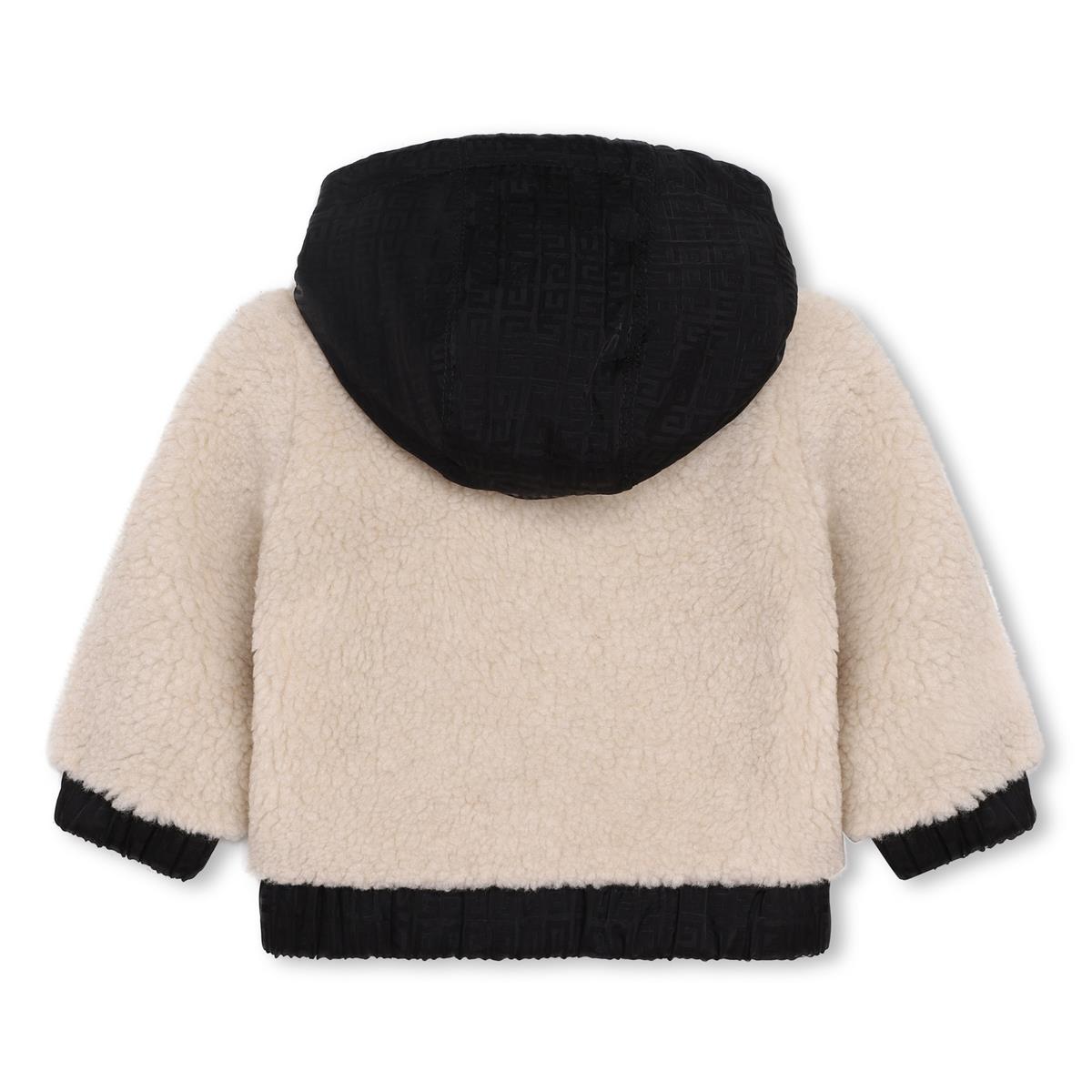 男婴白色拉链夹克