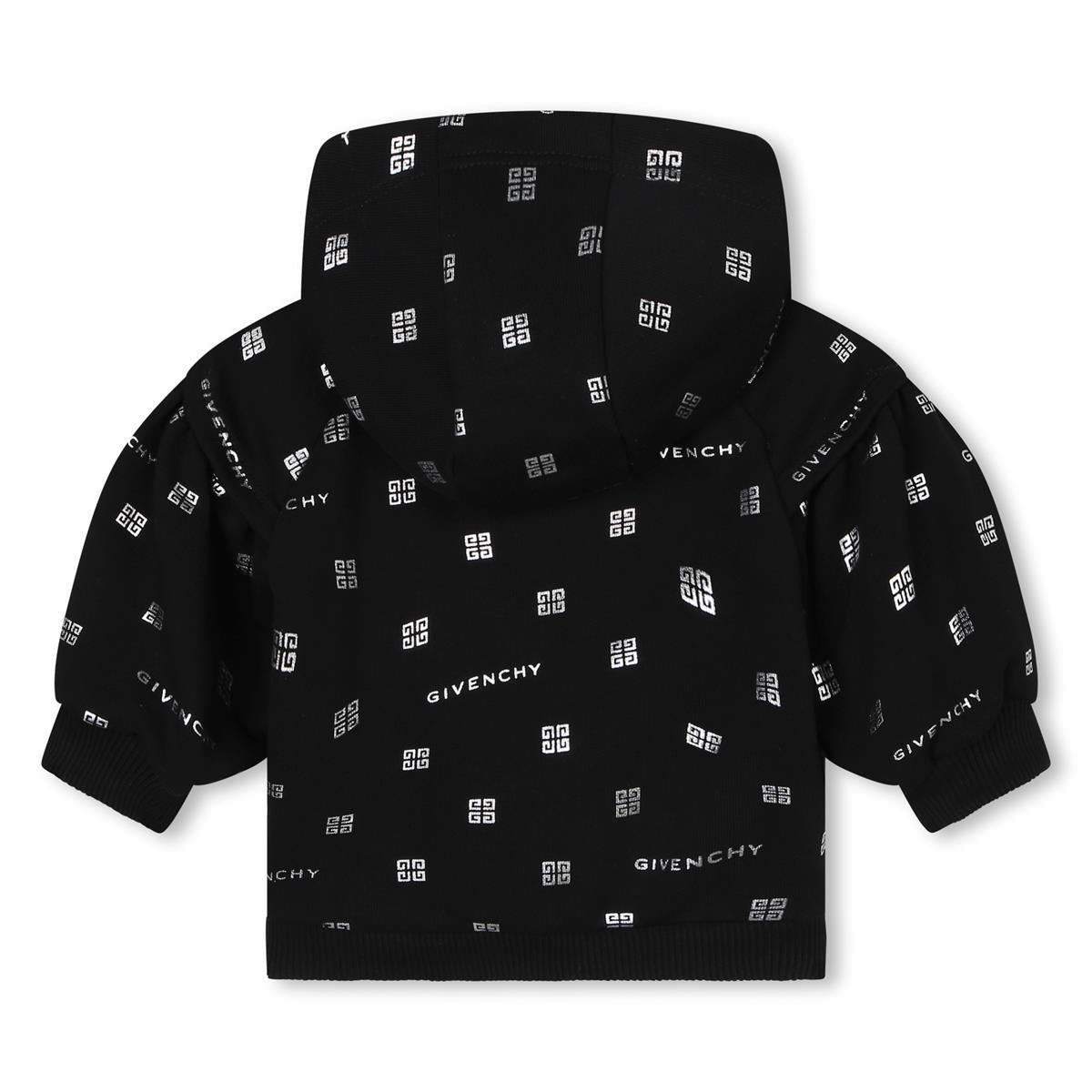 女婴黑色拉链上衣