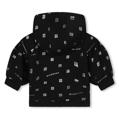 女婴黑色拉链上衣