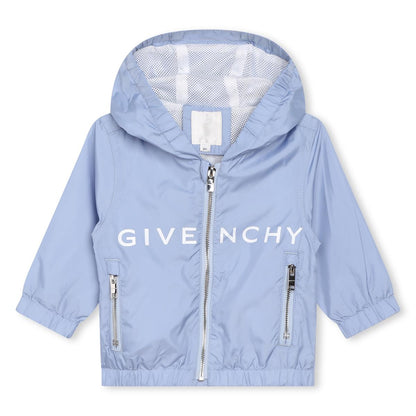 婴儿蓝色连帽卫衣