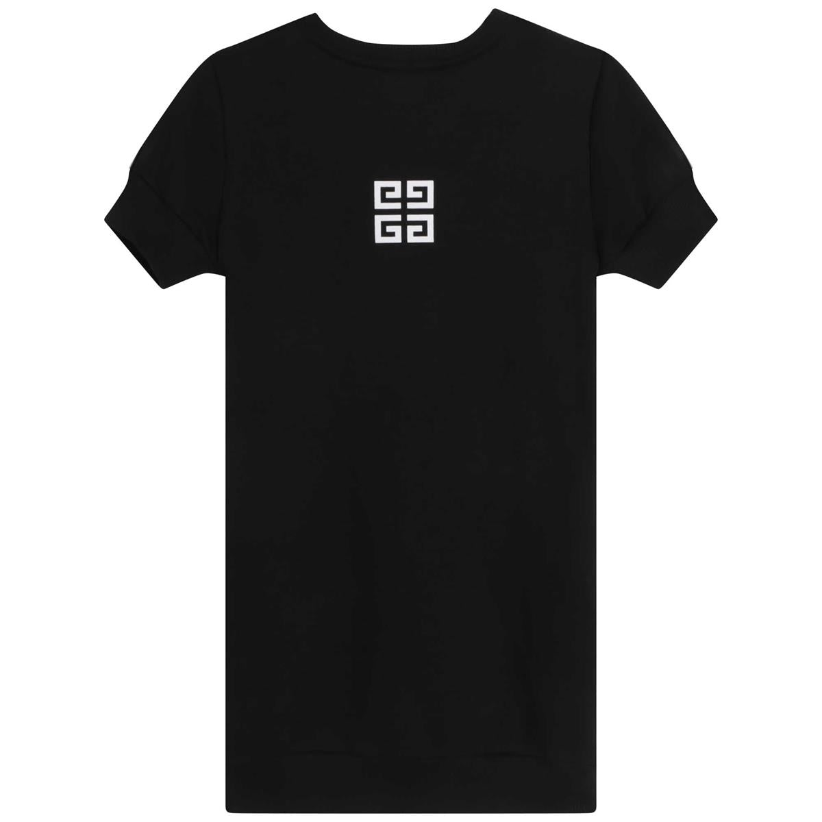 女童黑色Logo连衣裙