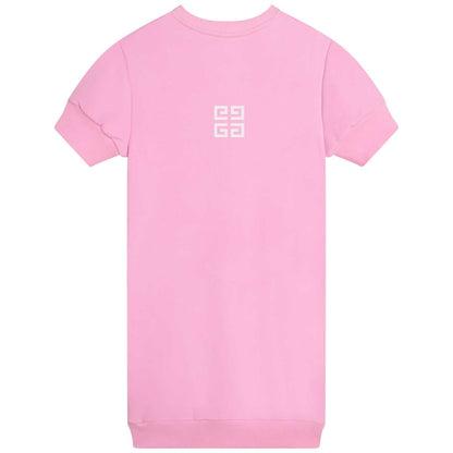 女童粉色Logo连衣裙