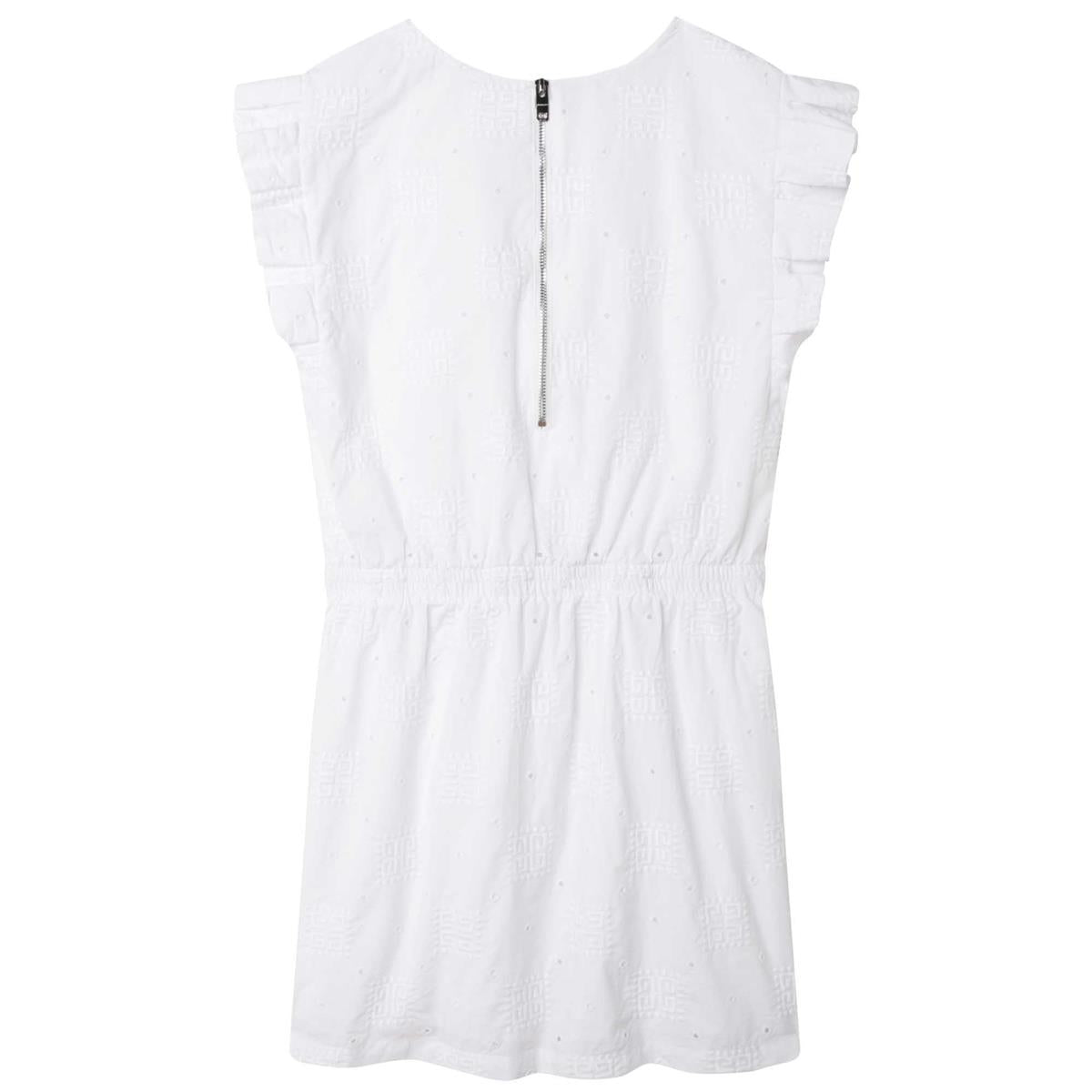 女童白色连衣裙