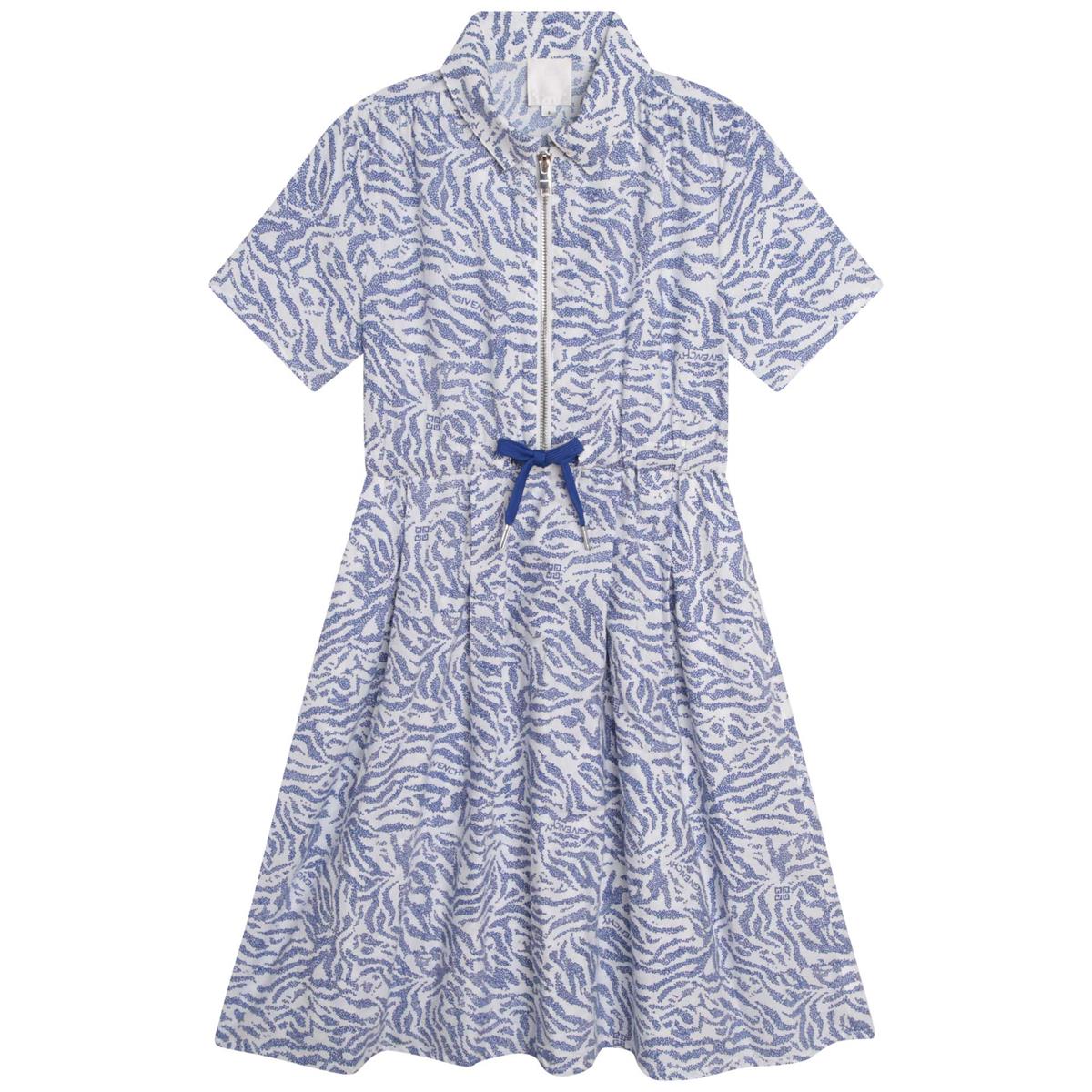 女童蓝色连衣裙