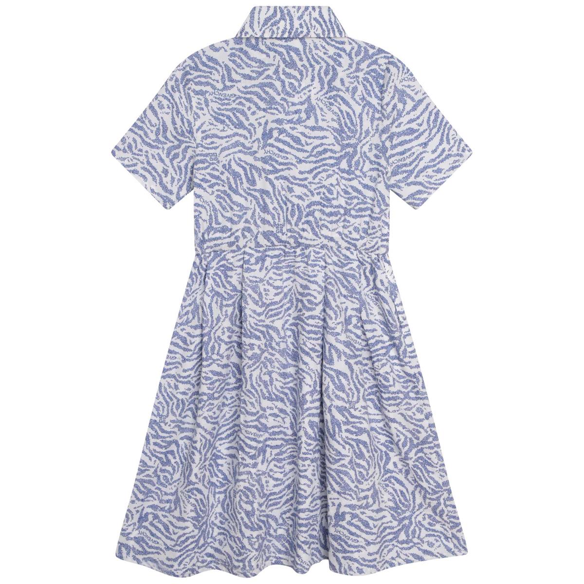 女童蓝色连衣裙