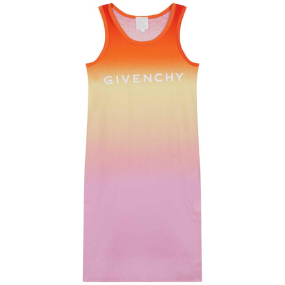 女童粉色Logo连衣裙