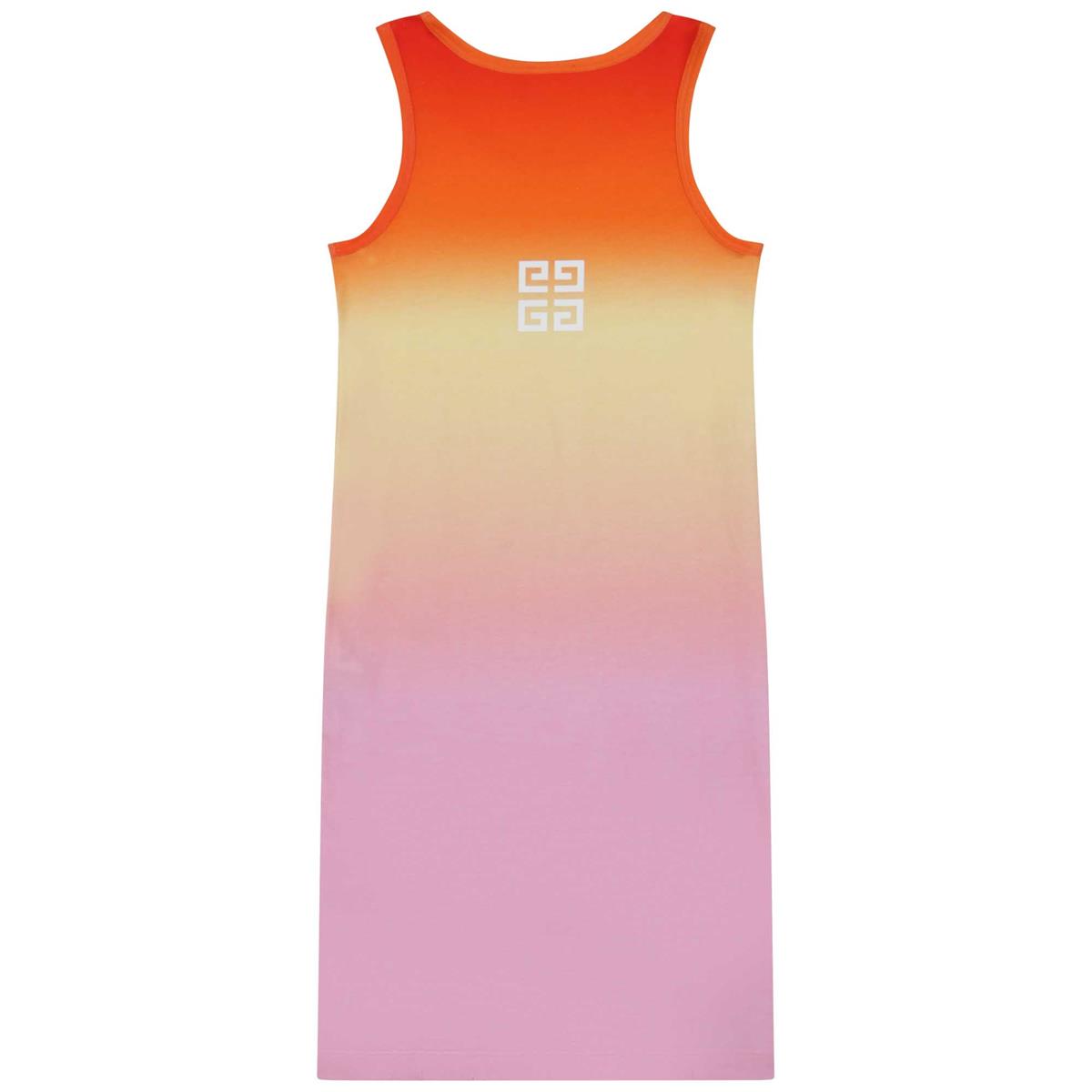 女童粉色Logo连衣裙