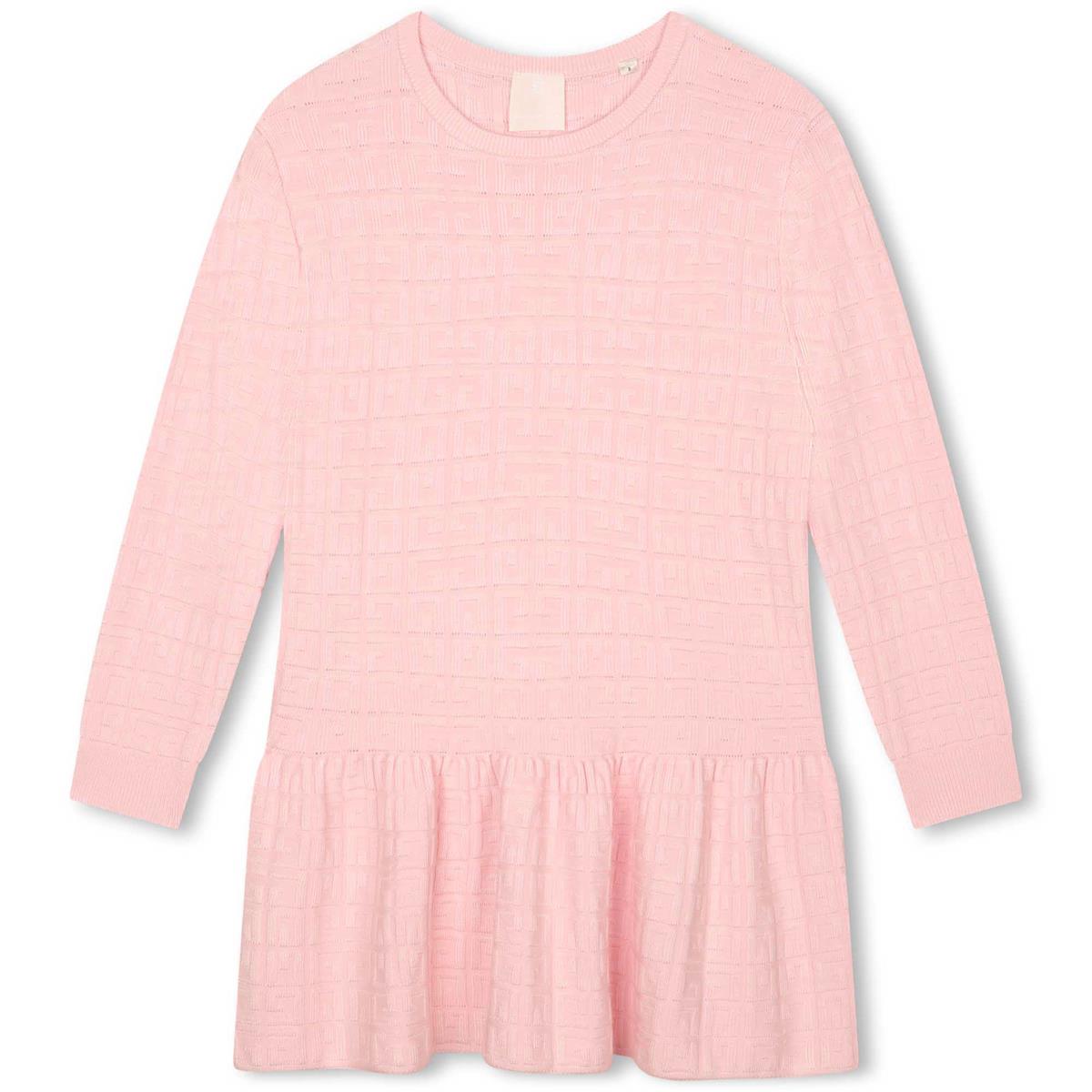 女童粉色连衣裙