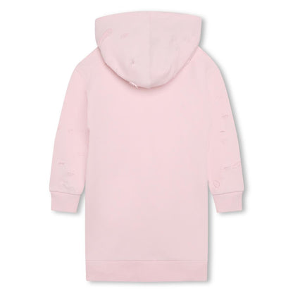 女童粉色Logo连衣裙