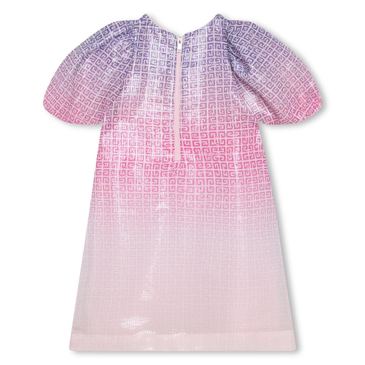 女童粉色Logo连衣裙