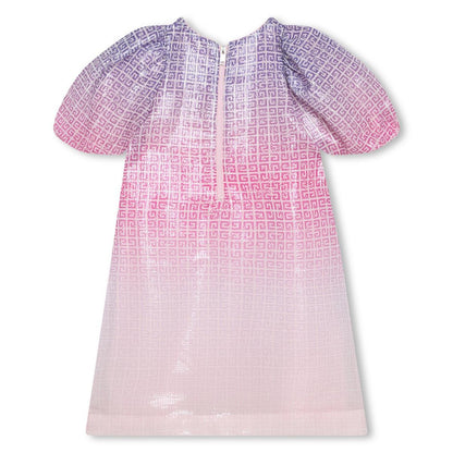 女童粉色Logo连衣裙