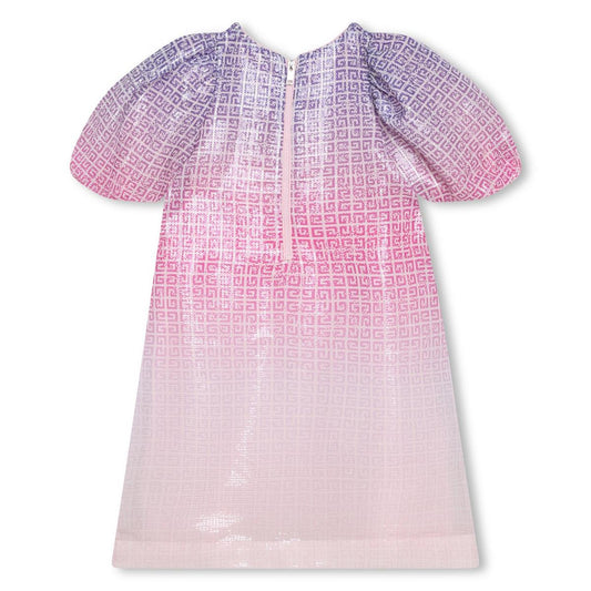 女童粉色Logo连衣裙