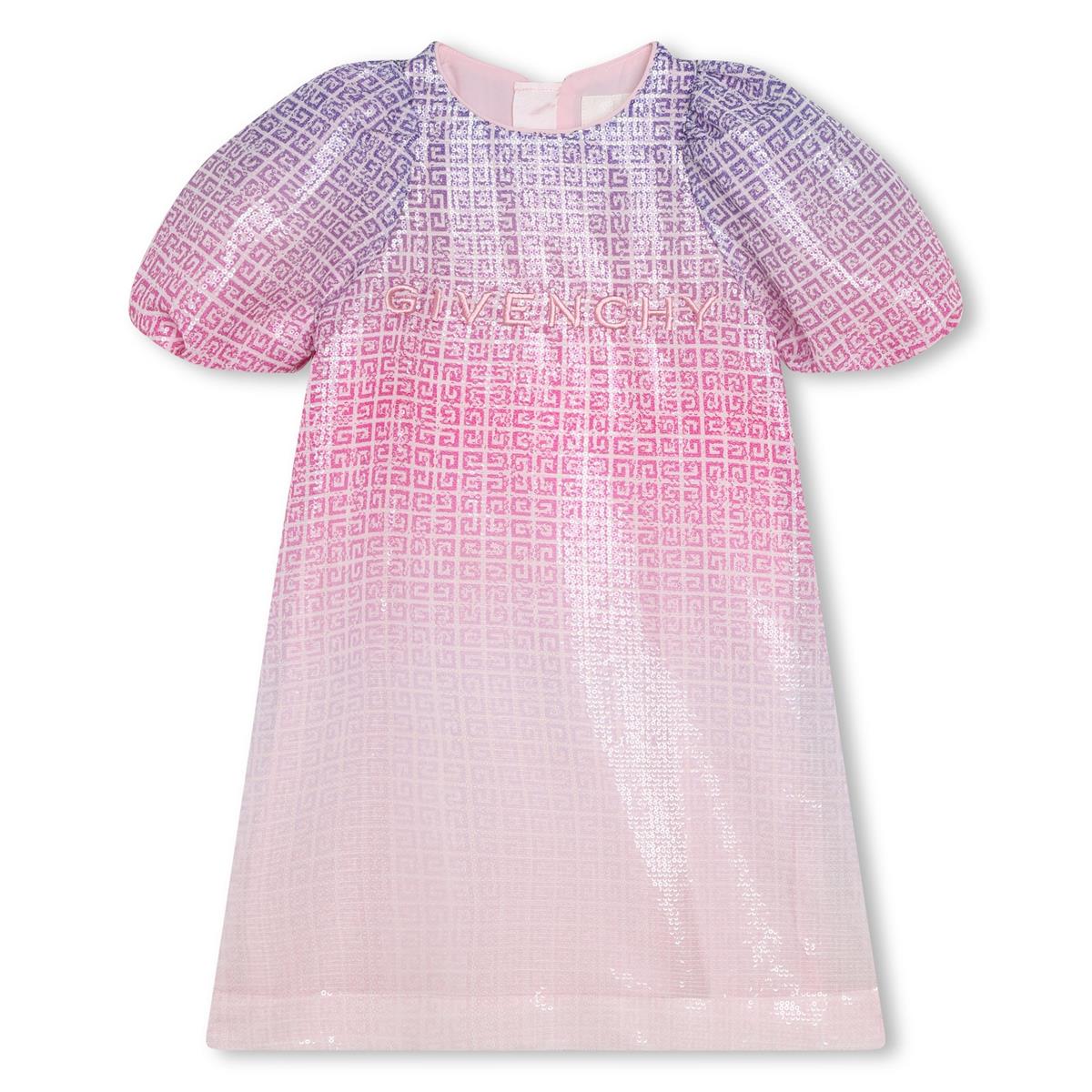 女童粉色Logo连衣裙