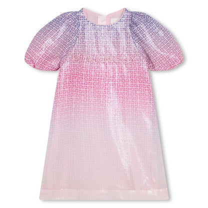 女童粉色Logo连衣裙