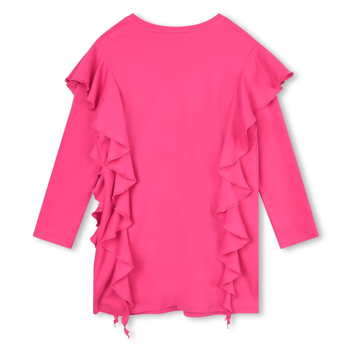 女童粉色Logo连衣裙