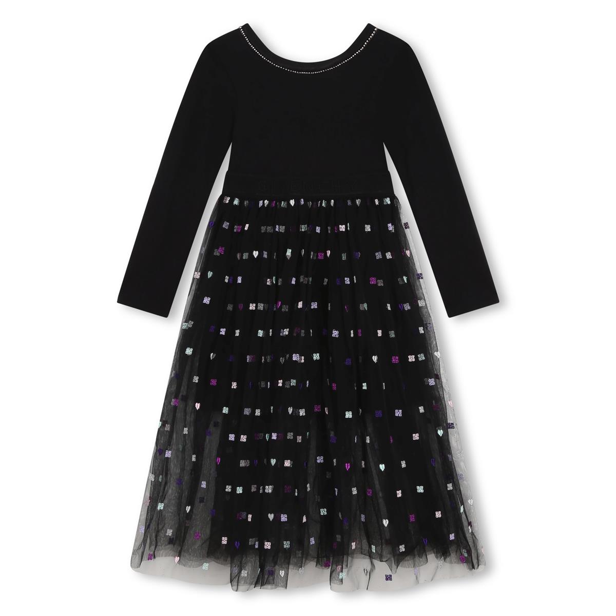 女童黑色连衣裙