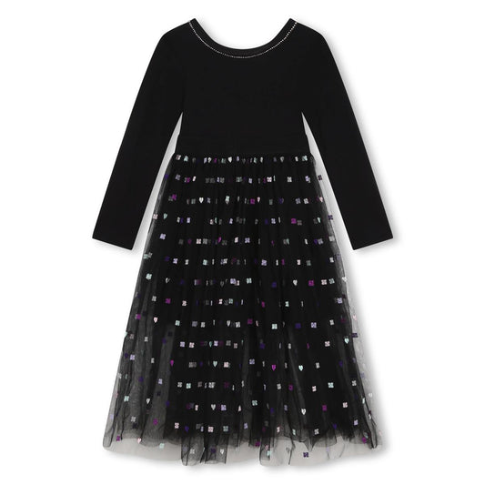 女童黑色连衣裙
