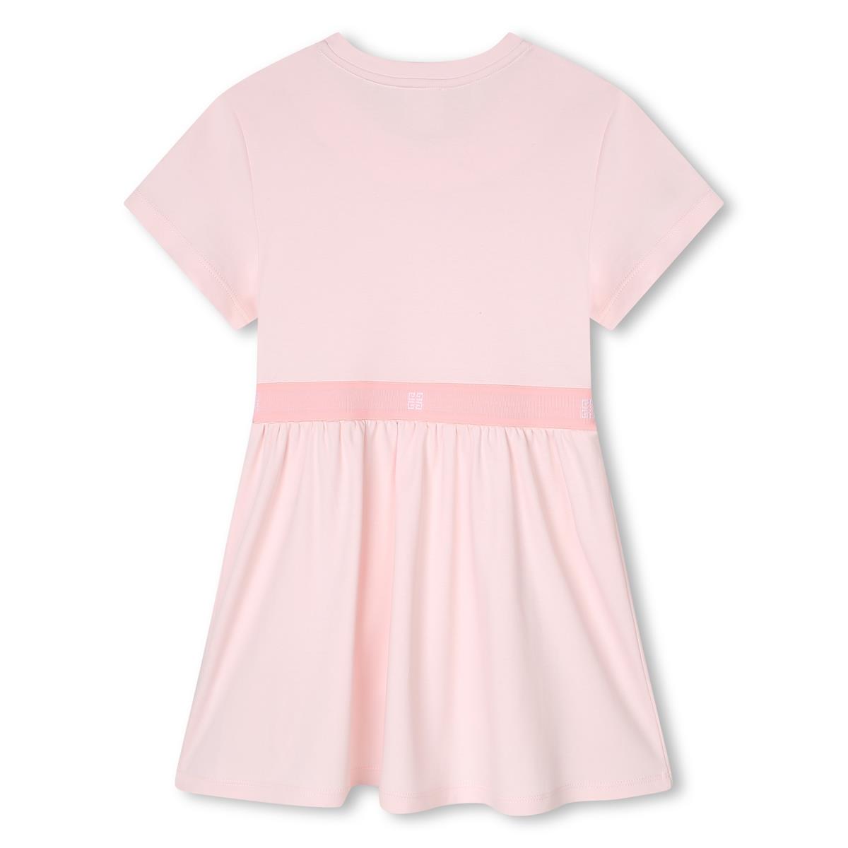 女童粉色Logo连衣裙