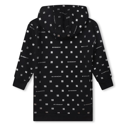 女童黑色Logo连衣裙