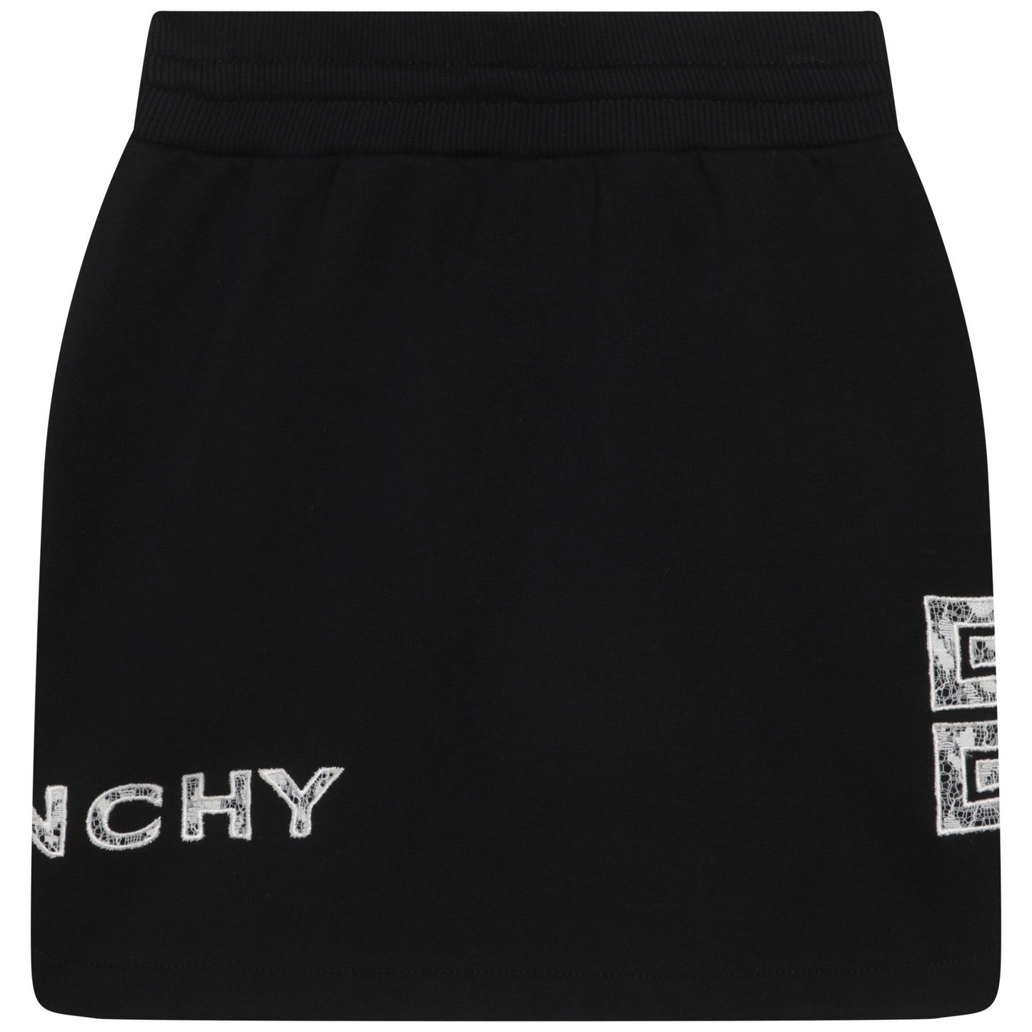 女童黑色棉短裙