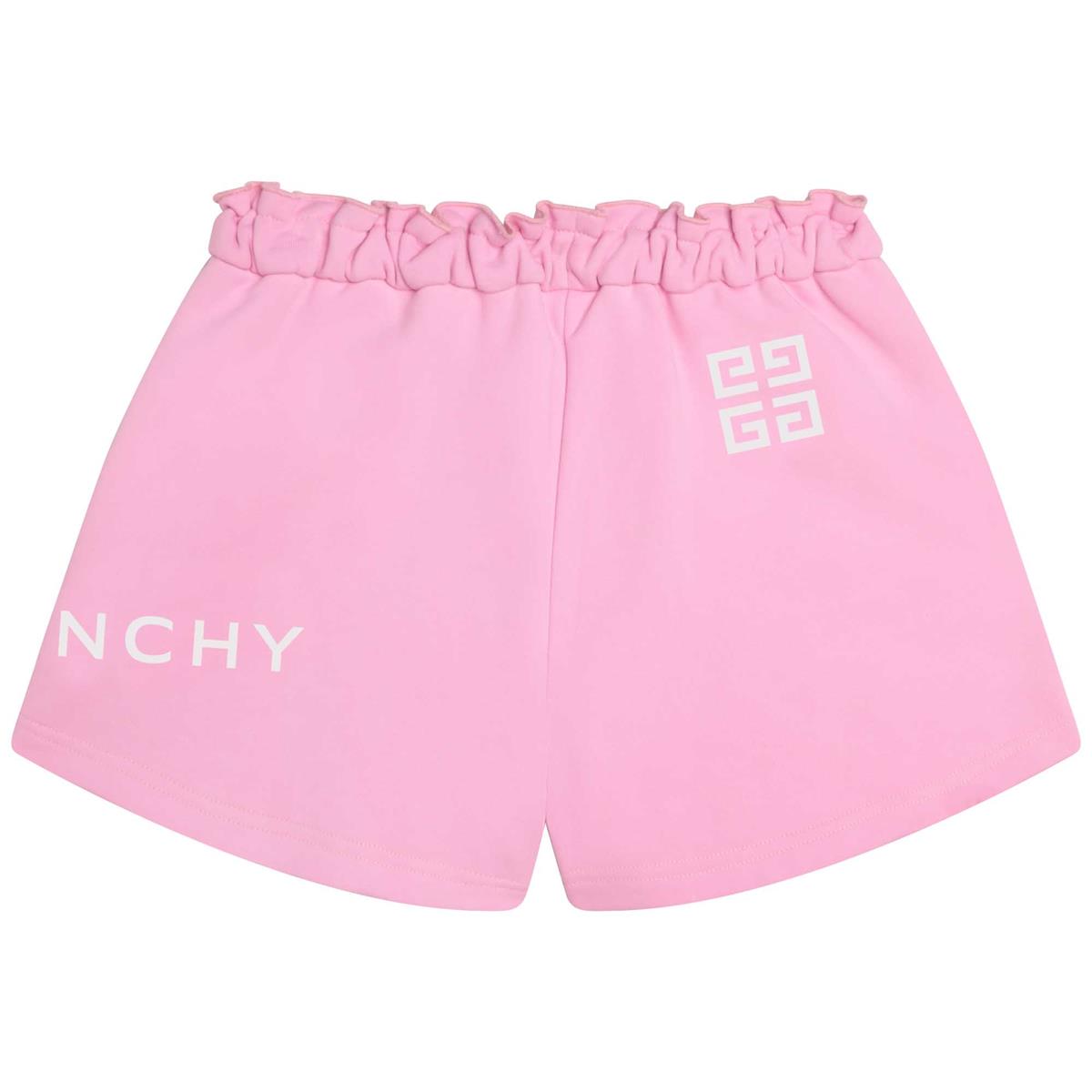 女童粉色Logo短裤