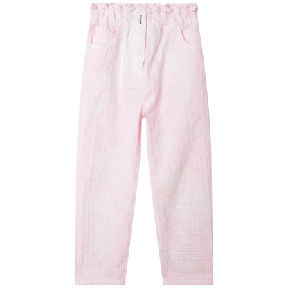 女童粉色长裤