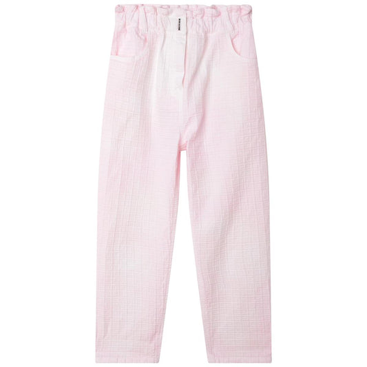 女童粉色长裤