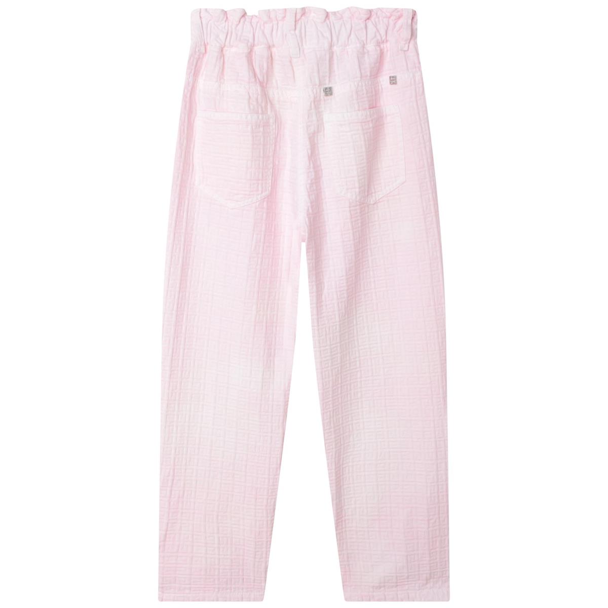 女童粉色长裤