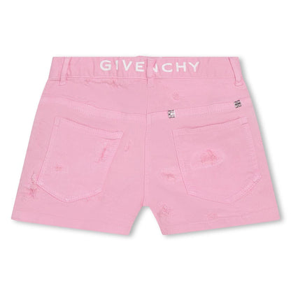 女童粉色短裤