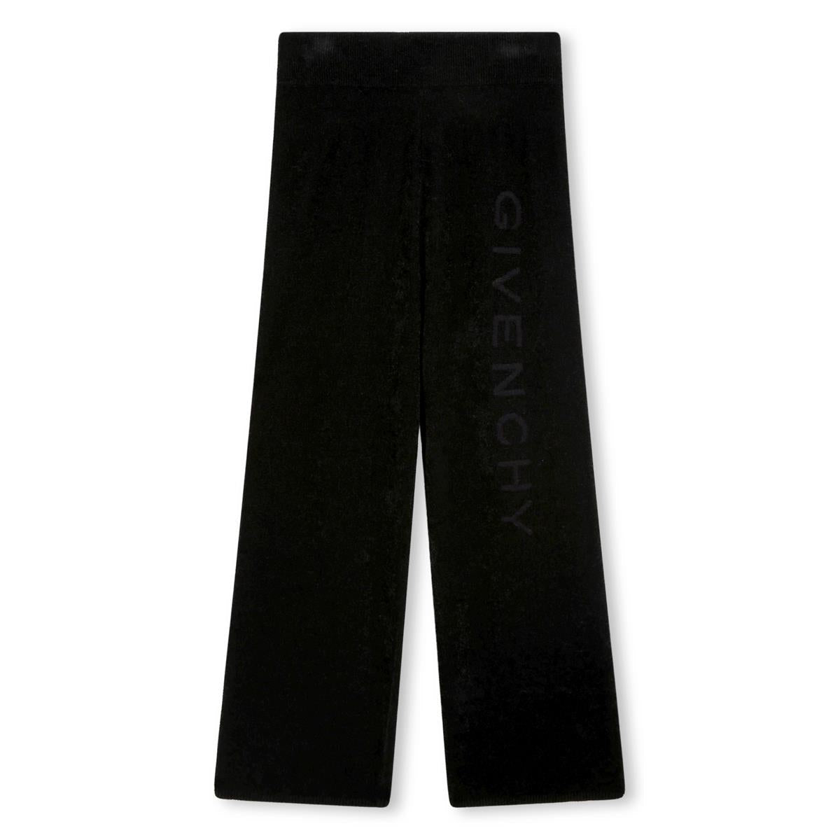 女童黑色棉长裤