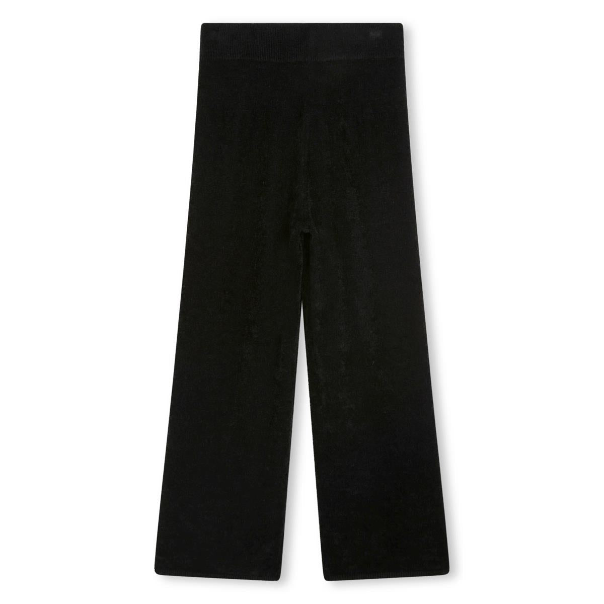 女童黑色棉长裤