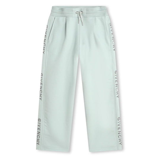 女童绿色Logo长裤