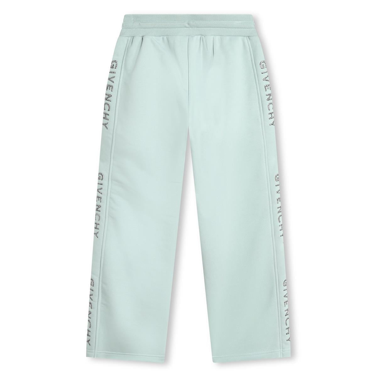 女童绿色Logo长裤