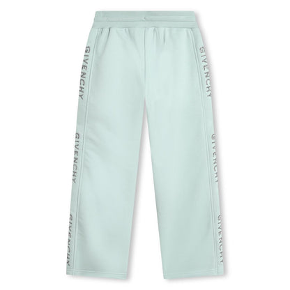女童绿色Logo长裤