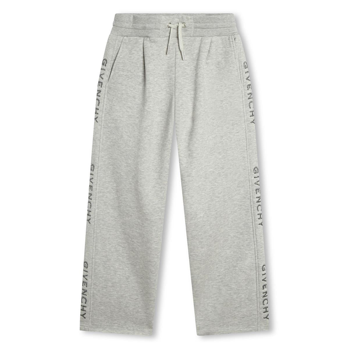 女童灰色Logo长裤