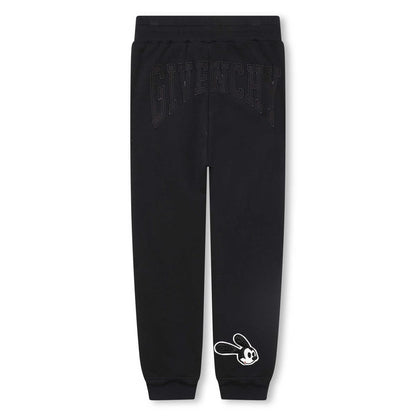 女童黑色棉长裤