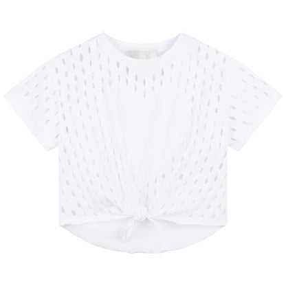 儿童白色Logo棉背心套装