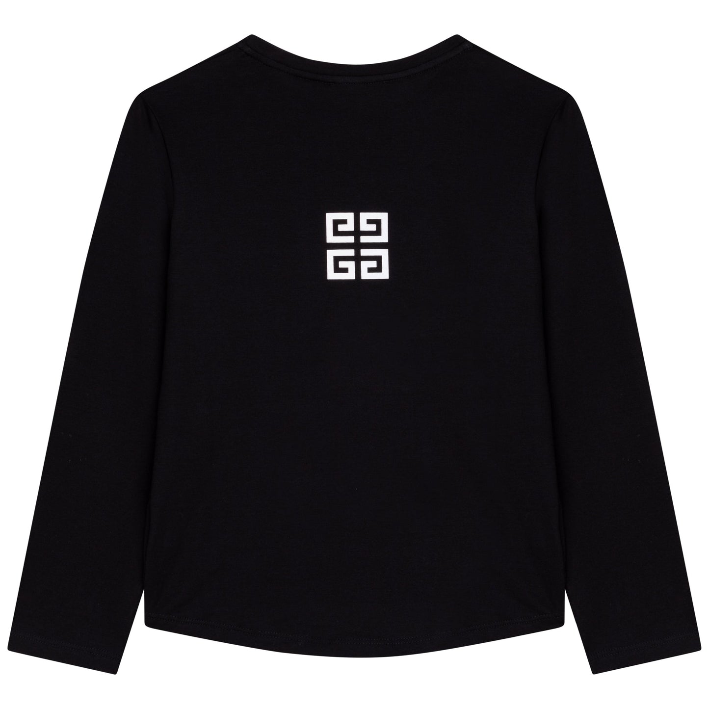 女童黑色Logo棉T恤