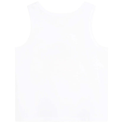 儿童白色背心