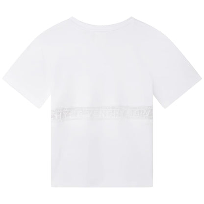女童白色T恤