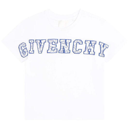 女童白色Logo T恤